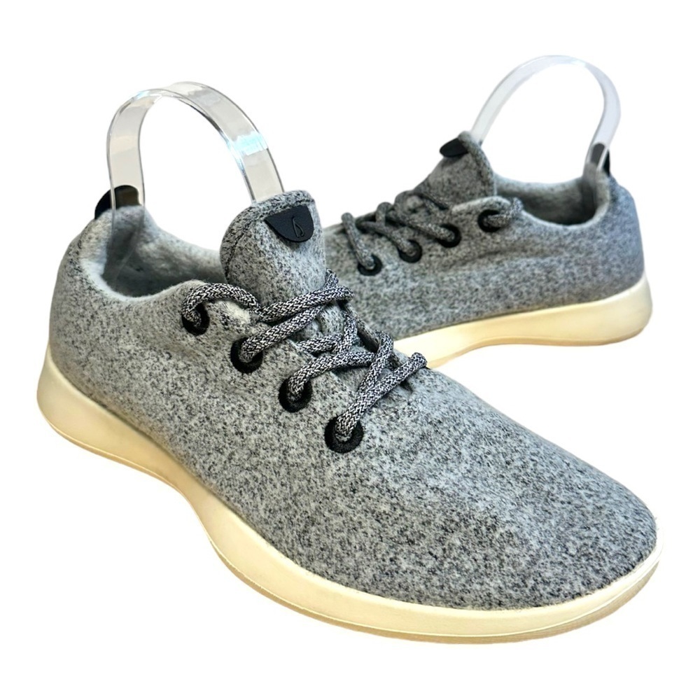 allbirds Wool Runners — Gray with Cream Sole